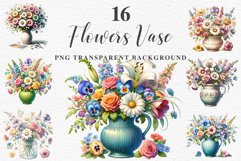 Spring Flowers Vase Daisies Pansies Lilies Snapdragon Roses PNG Scrapbooking Art Watercolor Transparent wedding invitation shirt designs romantic digital bloom  watercolor floral Snapdragon, flowers Lilies, white pink peonies, spring Daisies, wedding invi