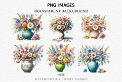 Spring Flowers Vase Daisies Pansies Lilies Snapdragon Roses PNG Scrapbooking Art Watercolor Transparent wedding invitation shirt designs romantic digital bloom  watercolor floral Snapdragon, flowers Lilies, white pink peonies, spring Daisies, wedding invi