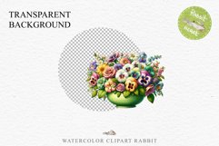 Spring Flowers Vase Daisies Pansies Lilies Snapdragon Roses PNG Scrapbooking Art Watercolor Transparent wedding invitation shirt designs romantic digital bloom  watercolor floral Snapdragon, flowers Lilies, white pink peonies, spring Daisies, wedding invi