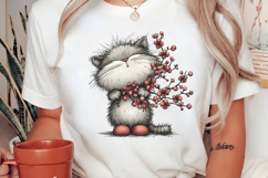 Spring Funny Cat Clipart Product Image 2