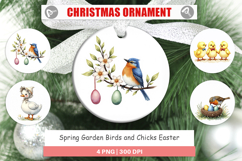Spring Garden Birds Easter Ornament Product Image 1