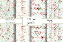 Spring Garden Digital Paper Product Image 1