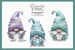 Spring Gnome Clipart PNG Set for Sublimation &amp; Crafts