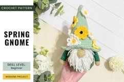 Spring gnome crochet pattern