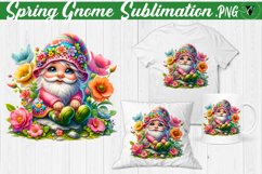 Spring Gnome Sublimation | Spring clipart Product Image 2