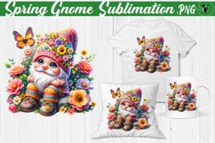 Spring Gnome Sublimation | Spring clipart Product Image 3