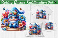 Spring Gnome Sublimation | Spring clipart Product Image 9