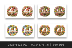 Spring Gnome mug wrap printable sublimation design Product Image 2