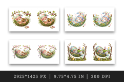 Spring Gnome mug wrap printable sublimation design Product Image 2