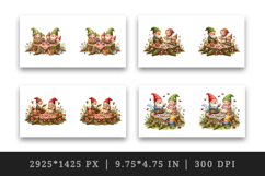 Spring Gnome mug wrap printable sublimation design Product Image 2