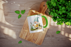Spring Gnome mug wrap printable sublimation design Product Image 4