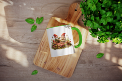 Spring Gnome mug wrap printable sublimation design Product Image 4