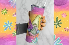 Tumbler Sublimation Gnome Bundle, Spring Gnome PNG, Gnome Bundle PNG, Gnome Tumbler, Tumbler 20 oz