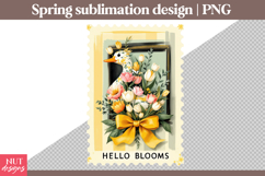 Hello Blooms Spring Goose sublimation Spring sublimation Product Image 2