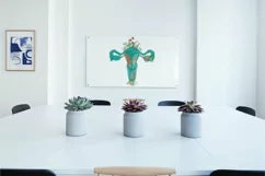 Watercolor floral blue green Uterus health graphic decor. Product Image 2