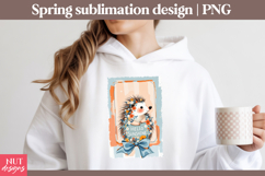 Hello Sunshine Cute Hedgehog sublimation Spring sublimation Product Image 3