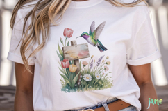 Spring Hummingbird Clipart Product Image 3