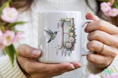 Spring Hummingbird Clipart Product Image 3