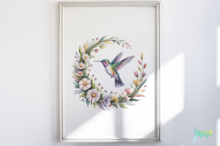 Spring Hummingbird Clipart Product Image 4