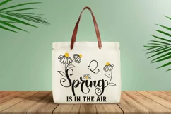 Spring Is In The Air SVG | Daisy Flowers SVG | Spring Print Product Image 2