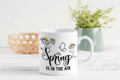 Spring Is In The Air SVG | Daisy Flowers SVG | Spring Print Product Image 4