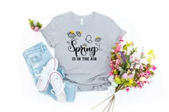 Spring Is In The Air SVG | Daisy Flowers SVG | Spring Print Product Image 3