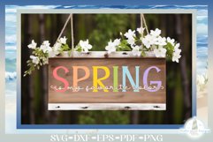 Spring Is My Favorite Color Quote Knockout Text SVG