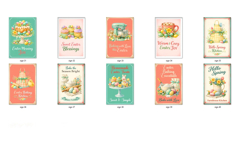 Vintage Easter Kitchen Sign Bundle, Easter Baking Print Product Image 4