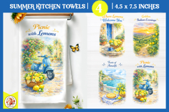 Italian Summer Kitchen Towel Designs Coast Lemon Bundle Product Image 3