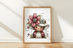 Whimsical Spring Ladybug Clipart Product Image 2