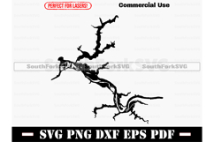 Spring Lake Michigan Map SVG PNG DXF EPS PDF Product Image 1