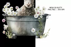 Spring Lamb Sublimation Png Sheep Png Farm Western Png