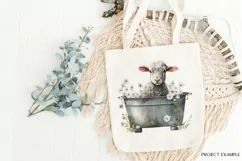 Spring Lamb Sublimation Png Sheep Png Farm Western Png