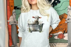 Spring Lamb Sublimation Png | Sheep Png | Farm Western Png