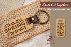Spring Lasercut Keychain Product Image 1