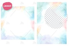 Spring Watercolor Letter. Monogram L. Sublimation Design. Product Image 7