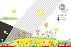 Spring Meadow Clipart Product Image 1