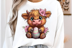 Spring Meadow Cow Gift Clipart Product Image 2