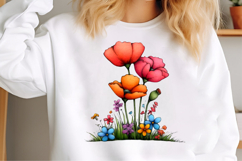 Spring Meadow Poppies Clipart Product Image 3