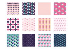 Spring Meadow Digital Paper, Spring Meadow Vector Patterns Product Image 2