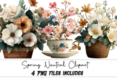 Spring Neutral Clipart Product Image 1