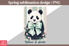 Bloom &amp; Smile Panda sublimation Spring sublimation Product Image 2