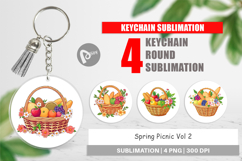 Keychain Spring Picnic Product Image 1