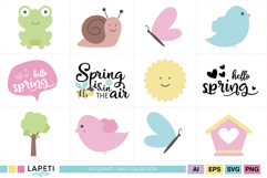 spring clipart collection for planners and crafts