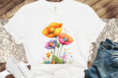 Spring Poppy Flowers Clipart Product Image 3