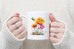 Spring Poppy Flowers Clipart Product Image 4