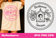 Spring Postal Stamp SVG | Vintage Floral Sublimation Product Image 1