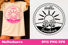 Spring Postal Stamp SVG | Vintage Floral Sublimation Product Image 1