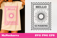 Spring Postal Stamps SVG Bundle | Vintage Floral Sublimation Product Image 9