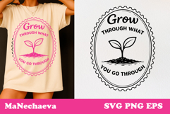 Spring Postal Stamp SVG | Motivational Quote Sublimation Product Image 1